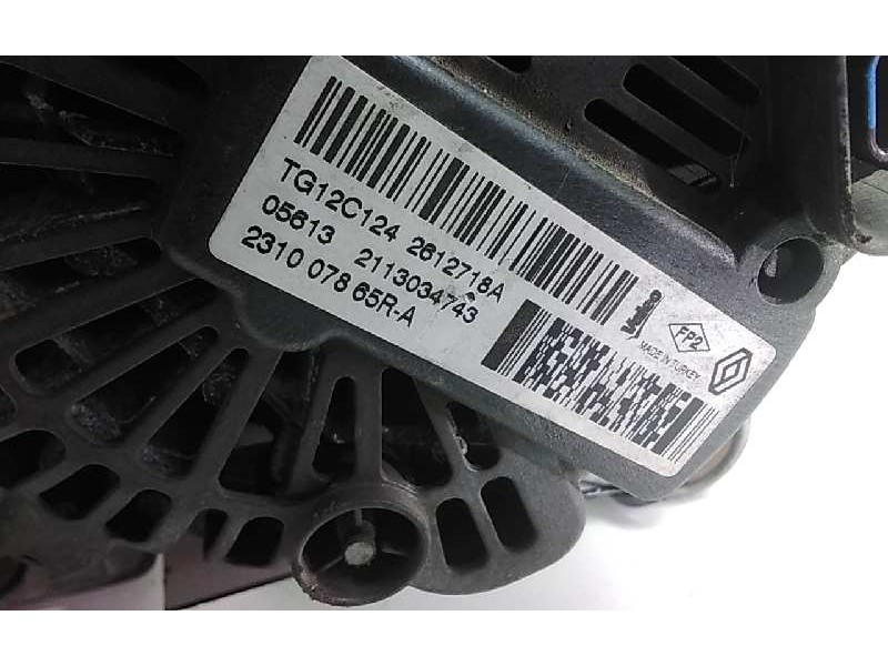 Recambio de alternador para renault clio iii authentique referencia OEM IAM 231007865RA  