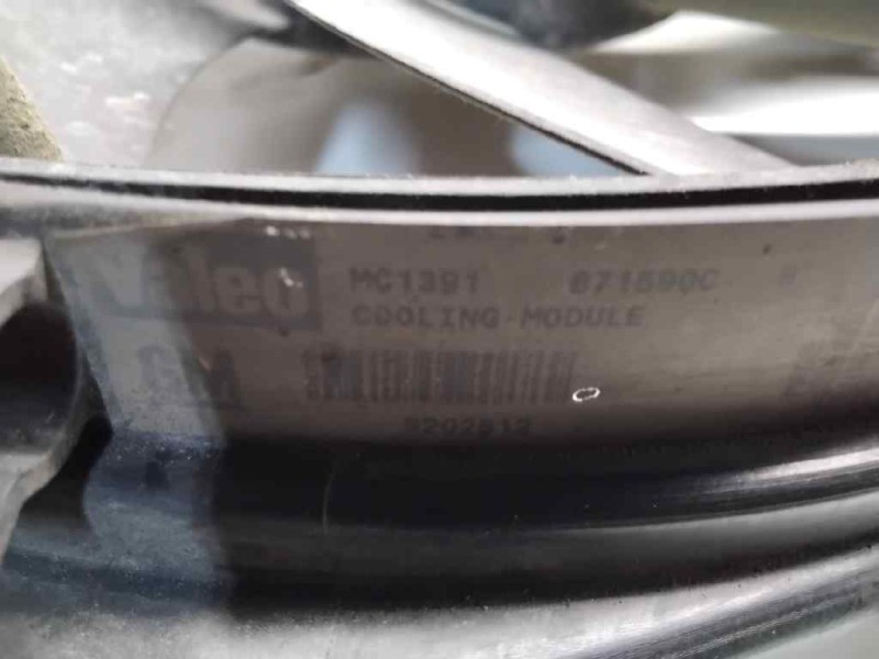 Recambio de electroventilador para opel vectra c berlina club referencia OEM IAM 9202812  