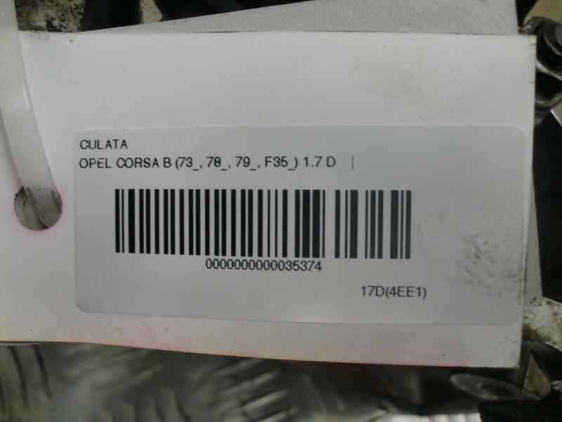 Recambio de culata para opel corsa b 1.7 diesel referencia OEM IAM 6 CULATA OPEL CORSA 1.7 ISUZU DIESEL 14158