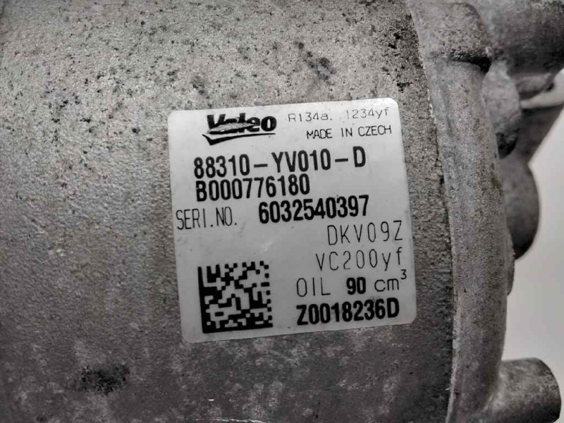 Recambio de compresor aire acondicionado para citroen c1 live referencia OEM IAM 6032540397 88310YV010D 