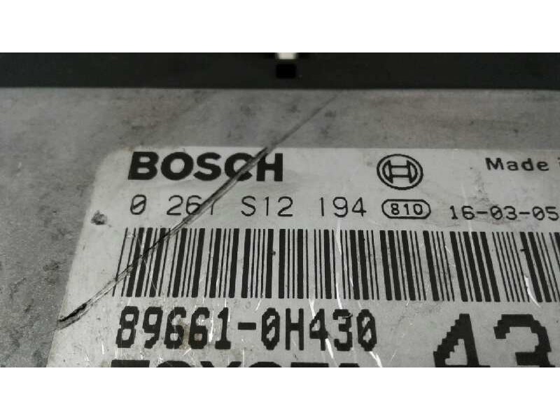 Recambio de centralita motor uce para citroen c1 live referencia OEM IAM 0261S12194 164 