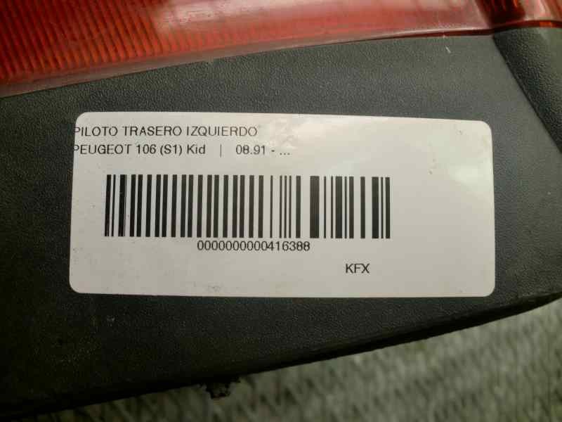 Recambio de piloto trasero izquierdo para peugeot 106 (s1) 1.4 referencia OEM IAM   