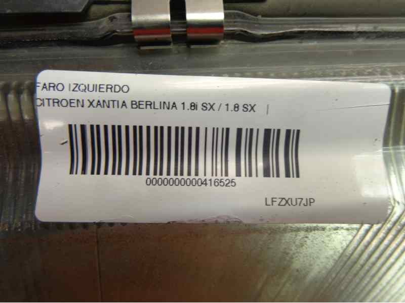 Recambio de faro izquierdo para citroen xantia berlina 1.8i sx / 1.8 sx referencia OEM IAM 95667947  
