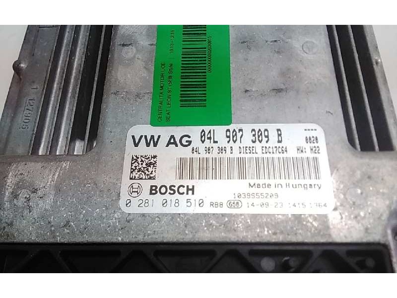 Recambio de centralita motor uce para seat leon st (5f8) style referencia OEM IAM 04L907309B  