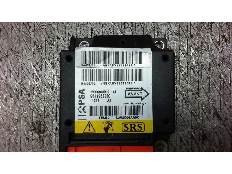 Recambio de centralita airbag para citroen c5 berlina 2.0 hdi referencia OEM IAM 9641968380  