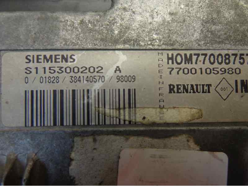 Recambio de centralita motor uce para renault megane i scenic (ja0) 1.6e alize referencia OEM IAM S115300202A 215 