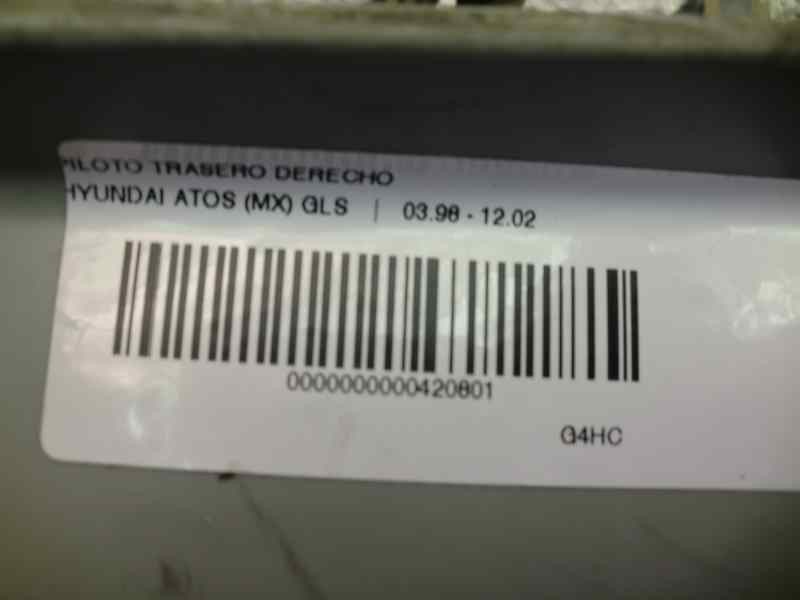 Recambio de piloto trasero derecho para hyundai atos (mx) gls referencia OEM IAM   