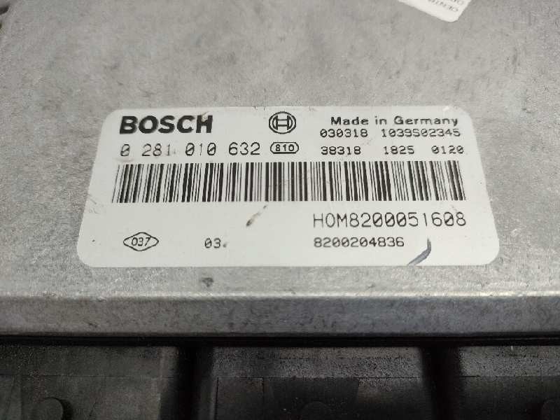 Recambio de centralita motor uce para opel vivaro furgón 2.7t corto referencia OEM IAM 0281010632  