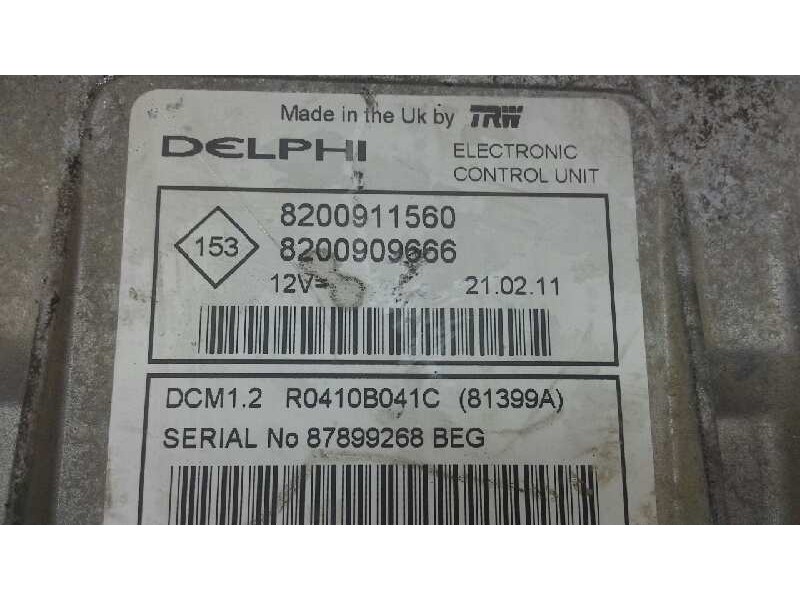 Recambio de centralita motor uce para nissan nv 200 (m20) kombi comfort referencia OEM IAM  118 8209909666