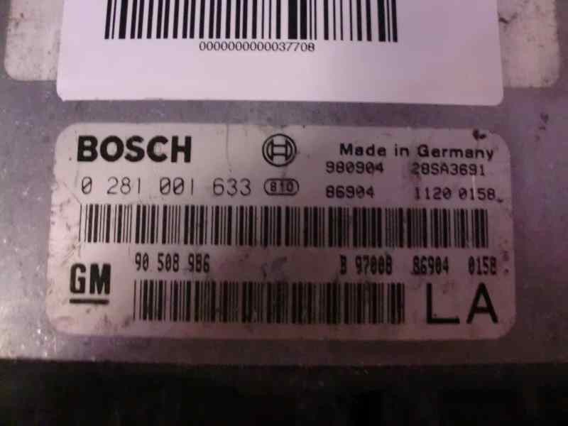 Recambio de centralita motor uce para opel vectra b berlina 2.0 16v di cat (x 20 dtl / ld3) referencia OEM IAM 0281001633 170 15
