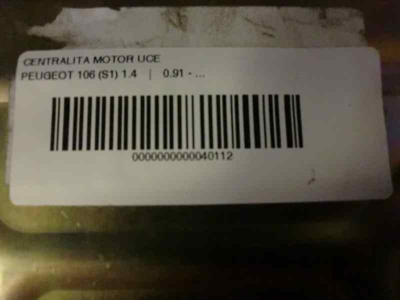 Recambio de centralita motor uce para peugeot 106 (s1) 1.4 referencia OEM IAM G6.110B01 347 16876