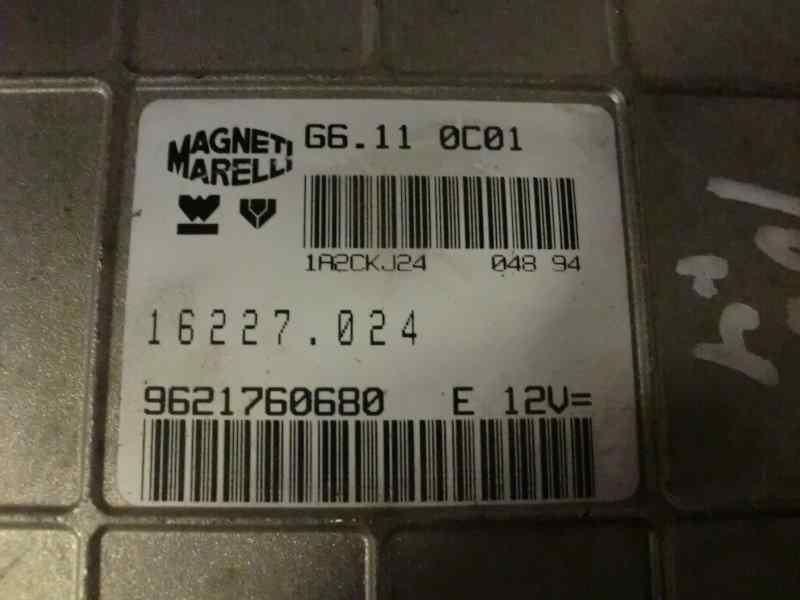 Recambio de centralita motor uce para peugeot 106 (s1) 1.4 referencia OEM IAM 9621760680 GM. 110C01 16227.024