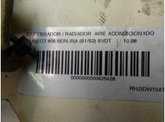 Recambio de condensador / radiador aire acondicionado para peugeot 406 berlina (s1/s2) svdt referencia OEM IAM 6453JA  