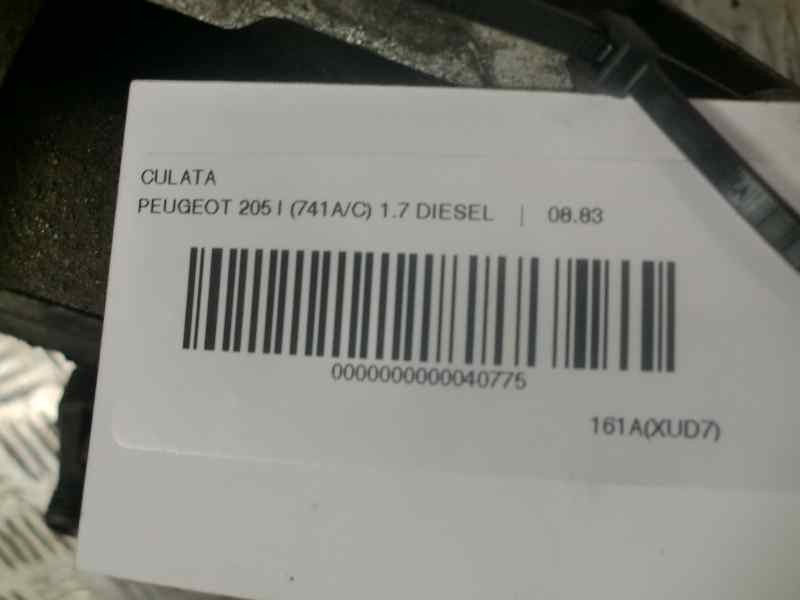 Recambio de culata para peugeot 205 berlina 1.8 diesel referencia OEM IAM P08  17164