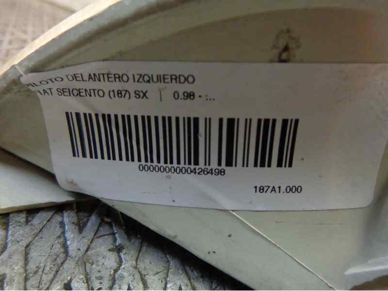 Recambio de piloto delantero izquierdo para fiat seicento (187) sx referencia OEM IAM   