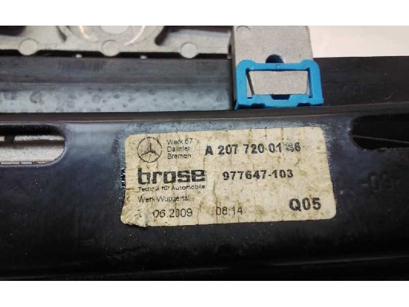 Recambio de elevalunas delantero izquierdo para mercedes clase clk (w207) coupe 250 cdi blueefficiency (207.303) referencia OEM 