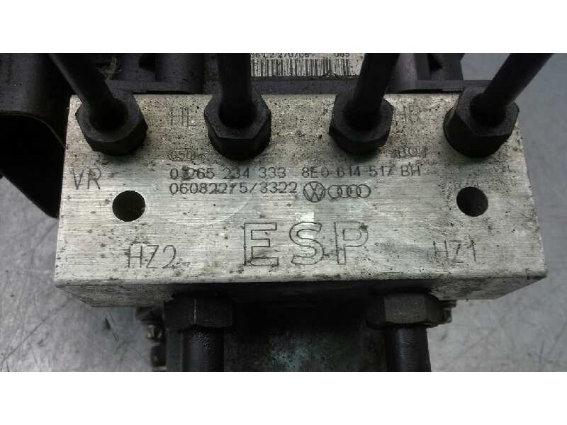 Recambio de abs para audi a4 berlina (8e) 2.0 tdi quattro (dpf) (103kw) referencia OEM IAM 8E0919517J 8E0614517 BH 0265234333