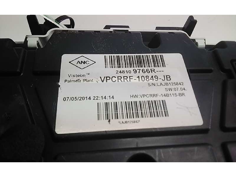 Recambio de cuadro instrumentos para renault clio iv limited referencia OEM IAM 248109766R  