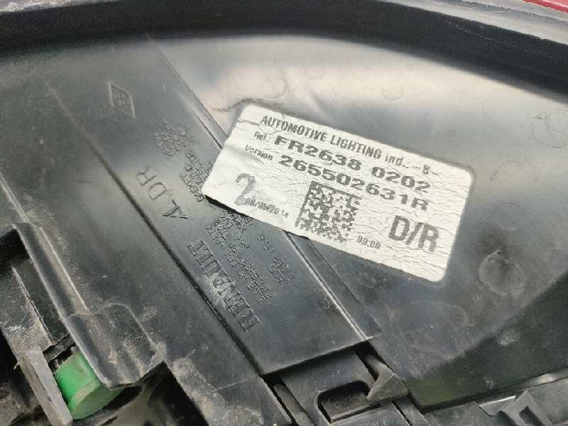 Recambio de piloto trasero derecho para renault clio iv limited referencia OEM IAM 265502631R  