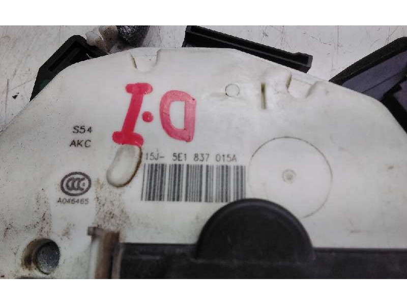 Recambio de cerradura puerta delantera izquierda para skoda rapid active referencia OEM IAM 5E1837015A  