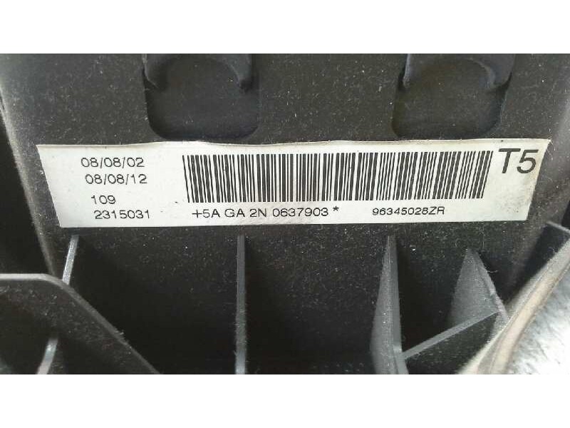 Recambio de airbag delantero izquierdo para peugeot 307 (s1) xs referencia OEM IAM 96345028ZR  