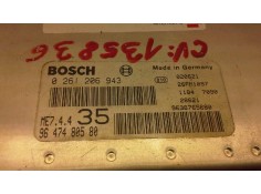 Recambio de centralita motor uce para peugeot 307 (s1) xs referencia OEM IAM 0261206943 9647480580  2