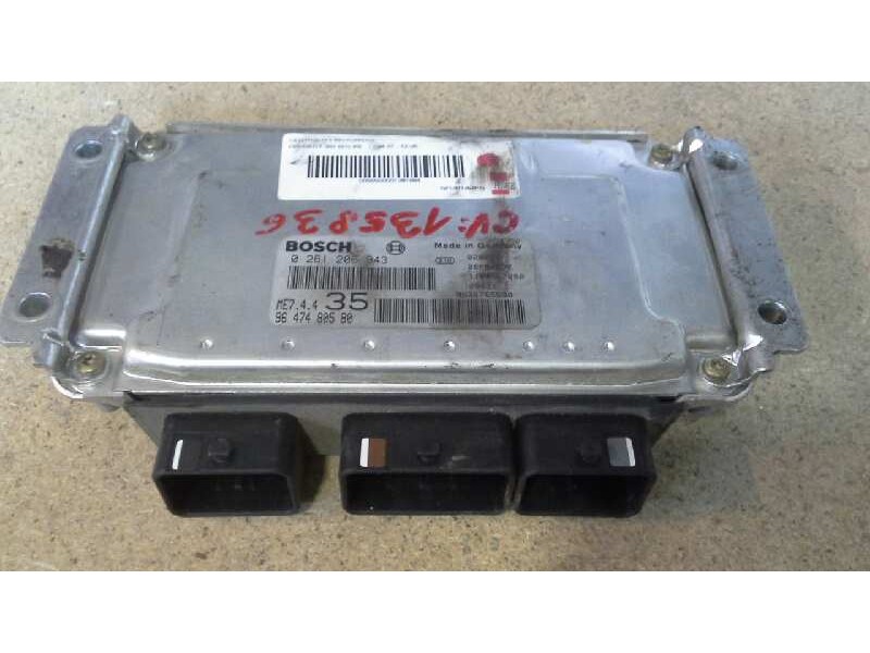 Recambio de centralita motor uce para peugeot 307 (s1) xs referencia OEM IAM 0261206943 9647480580 