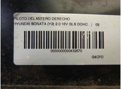 Recambio de piloto delantero derecho para hyundai sonata (y2) 2.0 16v gls dohc referencia OEM IAM    2