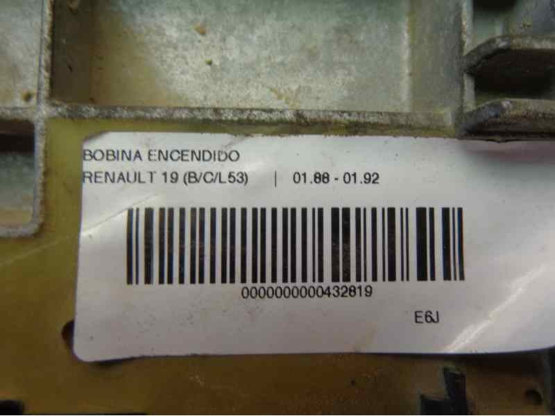 Recambio de bobina encendido para renault 19 (b/c/l53) referencia OEM IAM 7700732263 SIEMENS 