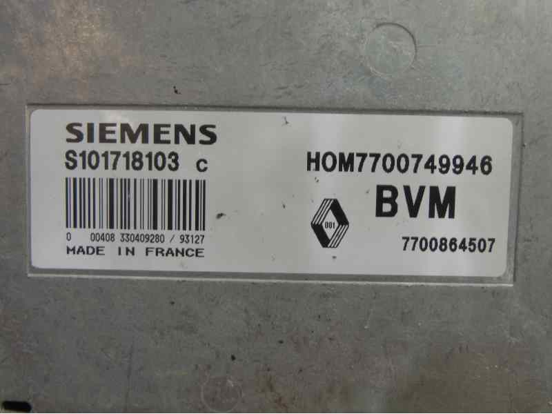 Recambio de centralita motor uce para renault 19 (b/c/l53) referencia OEM IAM  171 SIEMENS