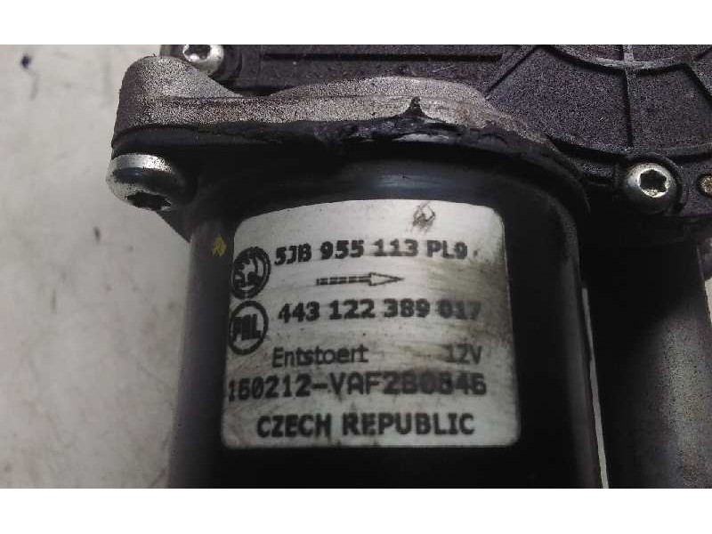 Recambio de motor limpia delantero para skoda rapid active referencia OEM IAM 5JB955113PL9  