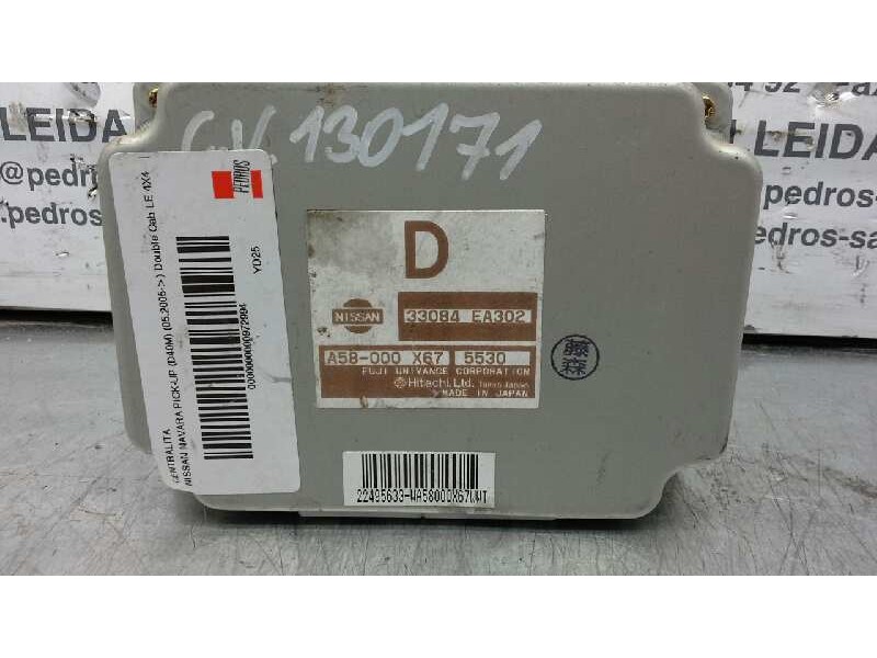 Recambio de centralita para nissan navara pick-up (d40m) double cab le 4x4 referencia OEM IAM 33084EA302 358 A58-000X67 5530