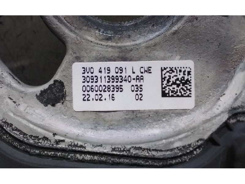 Recambio de volante para skoda rapid active referencia OEM IAM 3V0419091L  