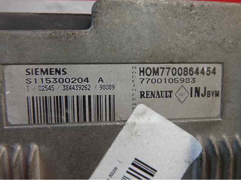 Recambio de centralita motor uce para renault megane i classic (la0) 1.6e alize referencia OEM IAM S115300204A 220 
