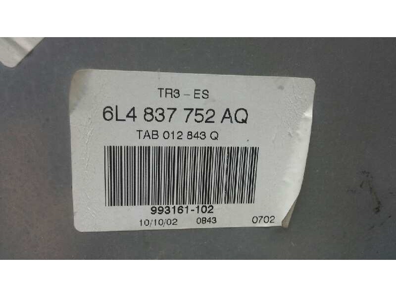 Recambio de elevalunas delantero derecho para seat ibiza (6l1) 1.4 16v referencia OEM IAM   