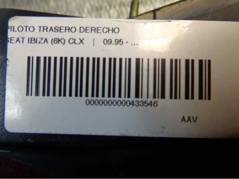 Recambio de piloto trasero derecho para seat ibiza (6k) clx referencia OEM IAM   