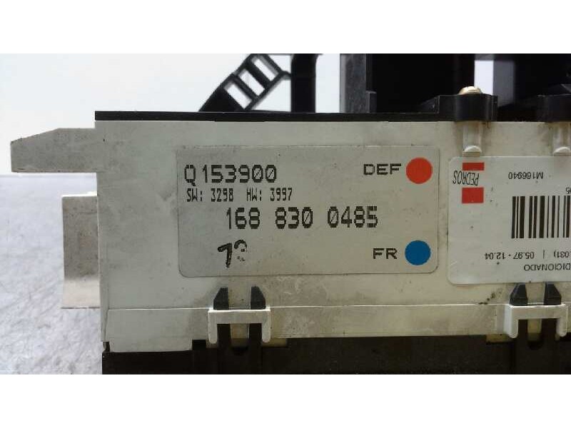 Recambio de mando calefaccion / aire acondicionado para mercedes clase a (w168) 140 (168.031) referencia OEM IAM 1688300485  