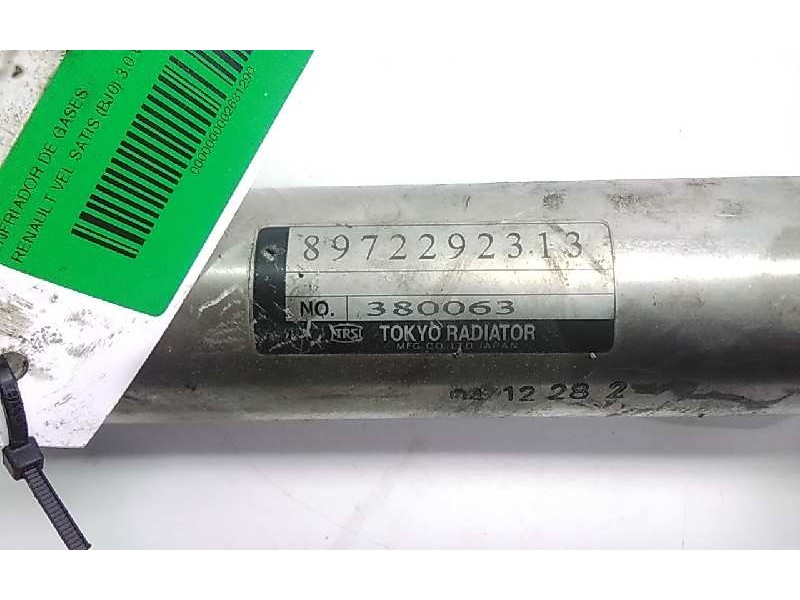 Recambio de enfriador de gases para renault vel satis (bj0) 3.0 v6 dci turbodiesel cat referencia OEM IAM 8972292313  