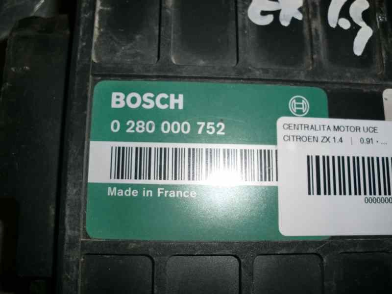 Recambio de centralita motor uce para citroen zx 1.4 referencia OEM IAM 0280000752 292 