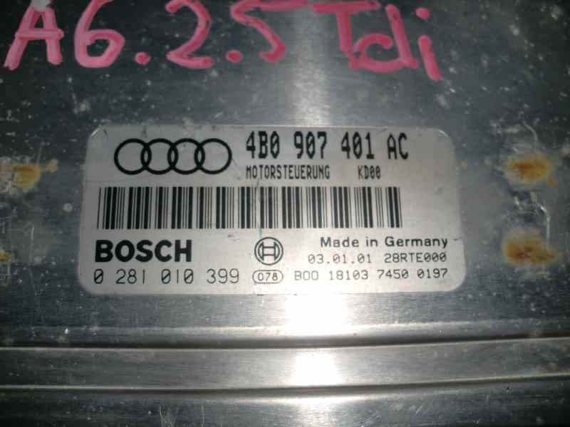 Recambio de centralita motor uce para audi a6 berlina (c4) 2.5 tdi referencia OEM IAM 0281010399 4B0907401AC 