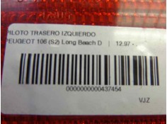 Recambio de piloto trasero izquierdo para peugeot 106 (s2) long beach d referencia OEM IAM 6350G6   2