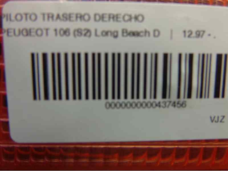 Recambio de piloto trasero derecho para peugeot 106 (s2) long beach d referencia OEM IAM 6351G6  