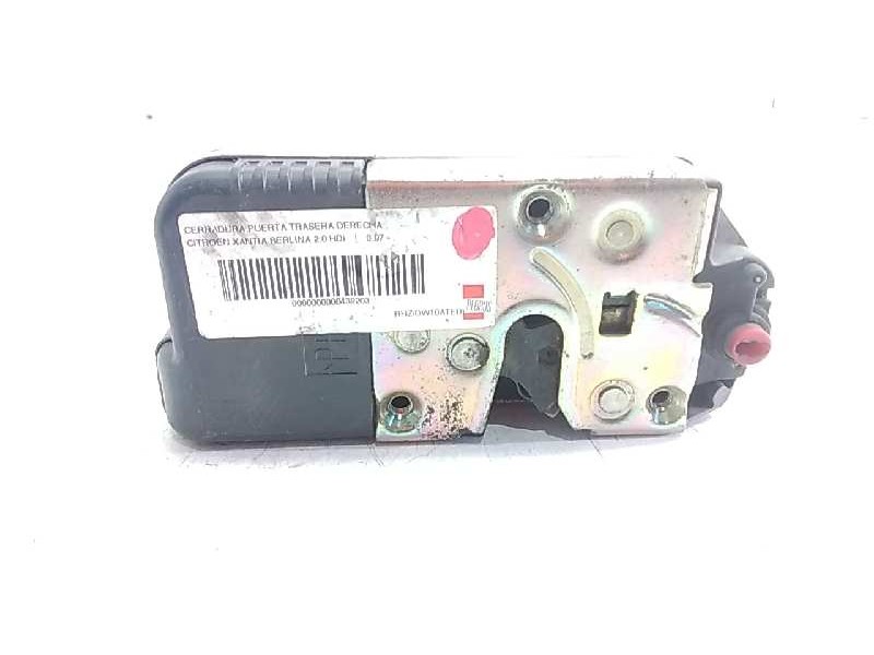 Recambio de cerradura puerta trasera derecha para citroen xantia berlina 2.0 hdi referencia OEM IAM 913859  