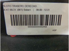 Recambio de piloto trasero derecho para seat ibiza (6k1) 1.9 sdi referencia OEM IAM    2