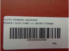 Recambio de piloto trasero izquierdo para renault clio i fase i+ii (b/c57) 1.9 diesel referencia OEM IAM    2