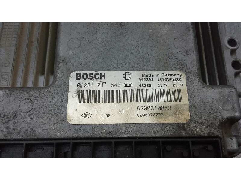 Recambio de centralita motor uce para renault megane ii berlina 5p 1.9 dci diesel referencia OEM IAM 0281011549  