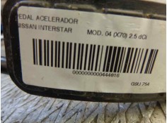 Recambio de pedal acelerador para nissan interstar mod. 04 (x70) 2.5 dci diesel cat referencia OEM IAM    2