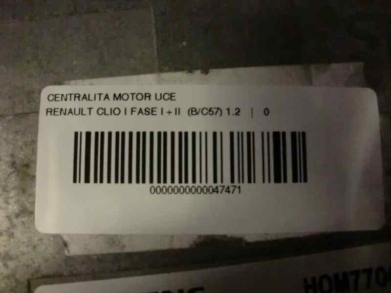 Recambio de centralita motor uce para renault clio i fase i+ii (b/c57) 1.2 referencia OEM IAM S102730101C 255 21333