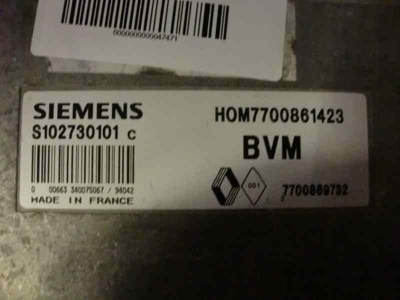 Recambio de centralita motor uce para renault clio i fase i+ii (b/c57) 1.2 referencia OEM IAM S102730101C 255 21333