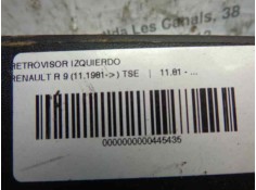 Recambio de retrovisor izquierdo para renault 9 tse referencia OEM IAM 7701365925   2